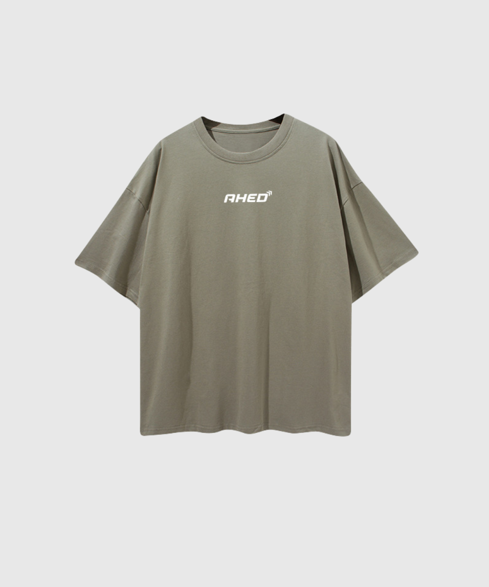 Oversized T-Shirt - Grayish Green