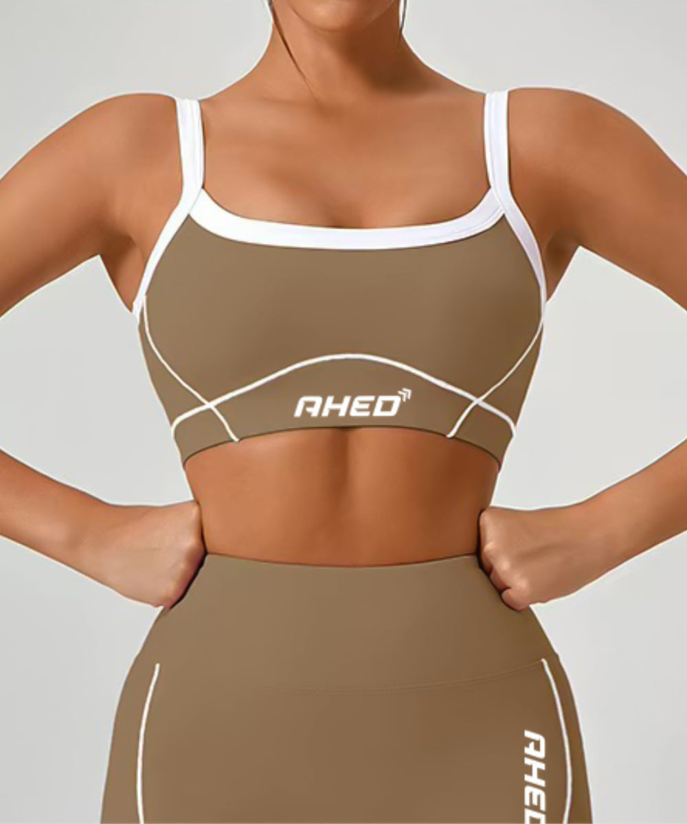 Active Sports Bra - Coffee