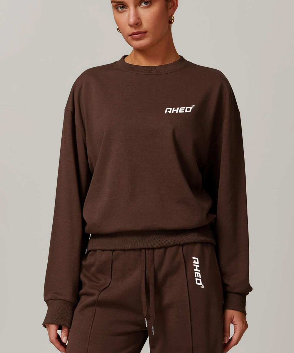 Casual Sweatshirt - Coffee