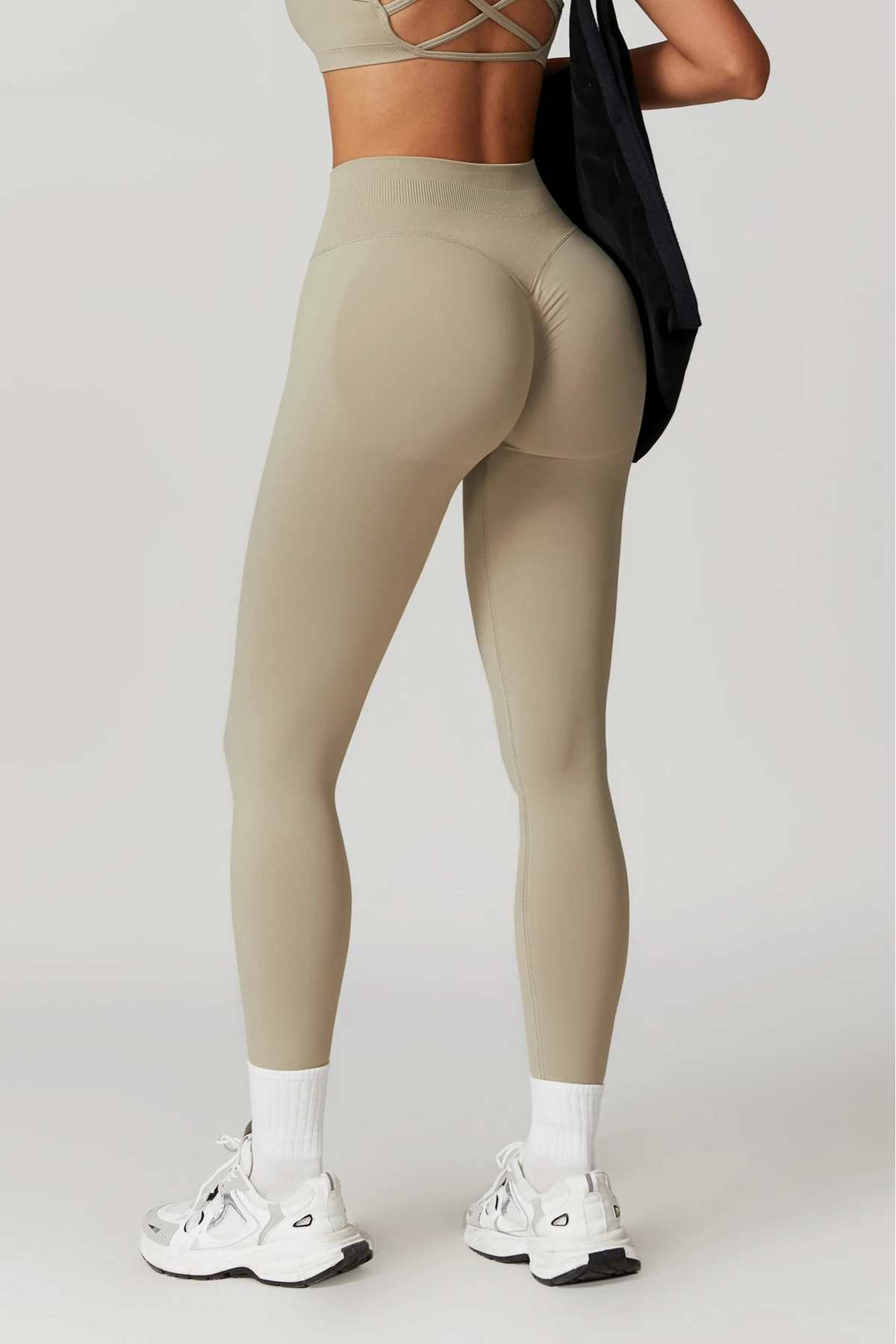 Essential High Waist Legging - Khaki