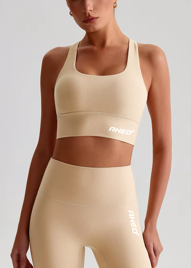 Buttery Soft Sports Bra - Peanut Butter