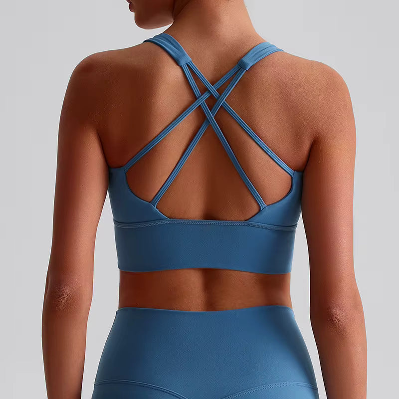 Buttery Soft Sports Bra - Ocean